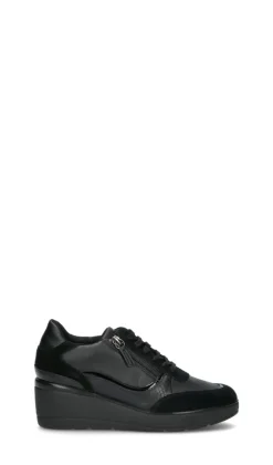 GEOX Sneaker donna nera in suede