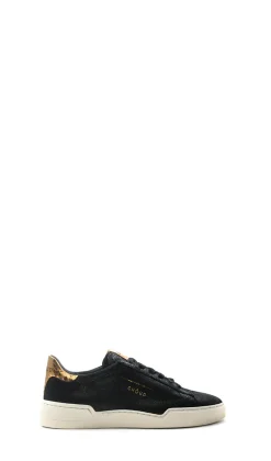 GH?UD Sneaker donna nera/oro in pelle