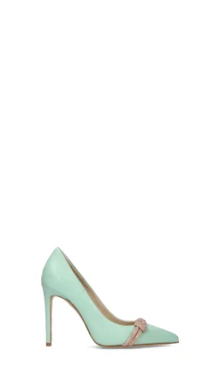 GIANCARLO FITTIPALDI Decollete donna acquamarina in pelle