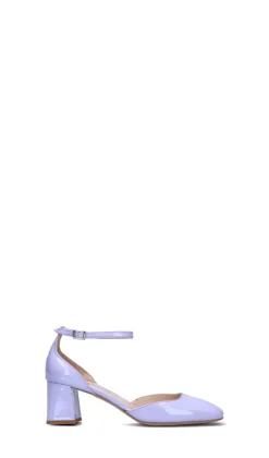 GIANMARCO F Decollete donna lilla in pelle