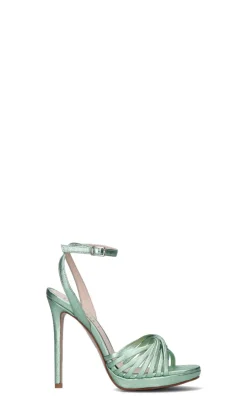 GIANMARCO F Sandalo donna acquamarina in pelle