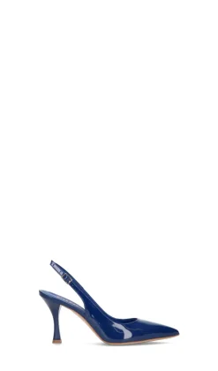GIANMARCO F Slingback donna blu in pelle