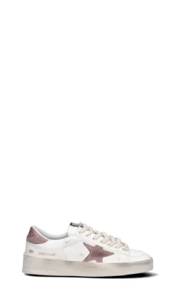 GOLDEN GOOSE - STARDAN Sneaker donna bianca/rosa in pelle