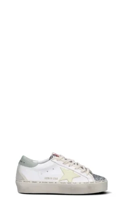 GOLDEN GOOSE HI STAR Sneaker donna bianca/gialla/verde in pelle
