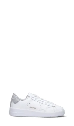 GOLDEN GOOSE PURE Sneaker donna bianca/argento in pelle
