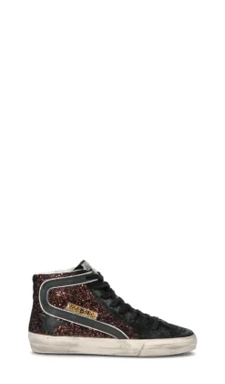 GOLDEN GOOSE SLIDE CLASSIC Sneaker donna nera in pelle