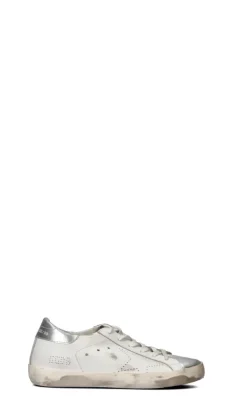 GOLDEN GOOSE Sneaker donna bianca/argento/oro in pelle
