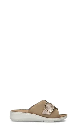 GRUNLAND Ciabatta donna beige