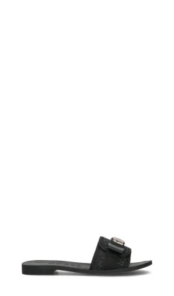GUESS Ciabatta donna nera in pelle