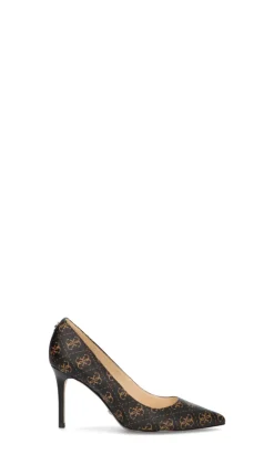 GUESS Décolleté donna marrone in pelle