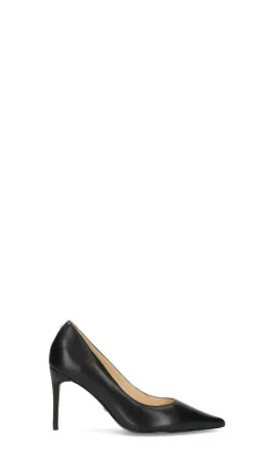 GUESS Decollete donna nera in pelle