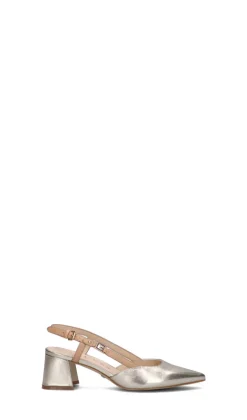 GUESS Decollete donna oro in pelle