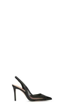 GUESS Slingback donna nera in pelle