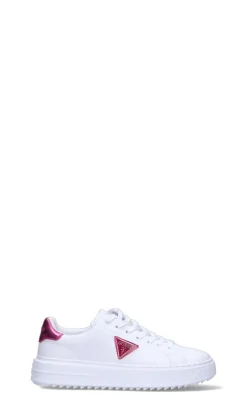 GUESS Sneaker donna bianca/fucsia in pelle