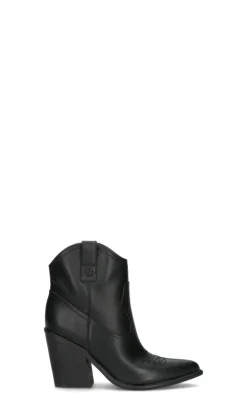 GUESS Tronchetto donna nero in pelle