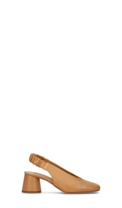 HALMANERA Slingback donna cuoio in pelle