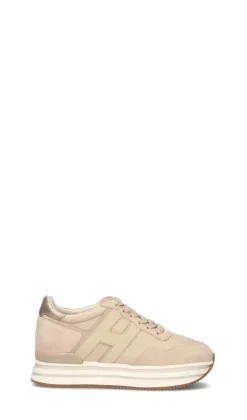 HOGAN - MIDIPLATFORM Sneaker donna beige in pelle