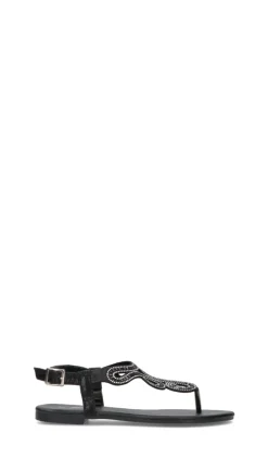 HOSIS Sandalo donna nero