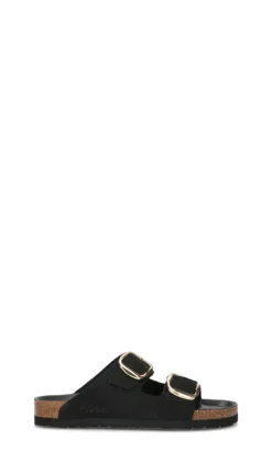 JANE KLAIN Ciabatta donna nera in nabuk