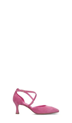 JULIE DEE Decollete donna rosa in suede