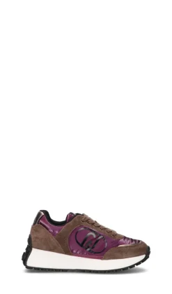 LIU JO Sneaker donna marrone e viola in suede