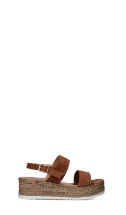 MIDELETTE Zeppa donna marrone suede