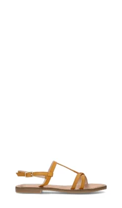 MYJOLI' Sandalo donna giallo in pelle