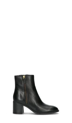 MYJOLI' Tronchetto donna nero in pelle