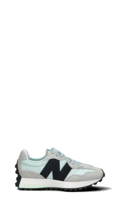 NEW BALANCE Sneaker donna azzurra/nera/grigia in suede