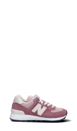 NEW BALANCE Sneaker donna rosa/panna in suede