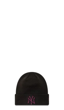 NEW ERA - Berretto unisex 'NY Yankees' nero con logo viola