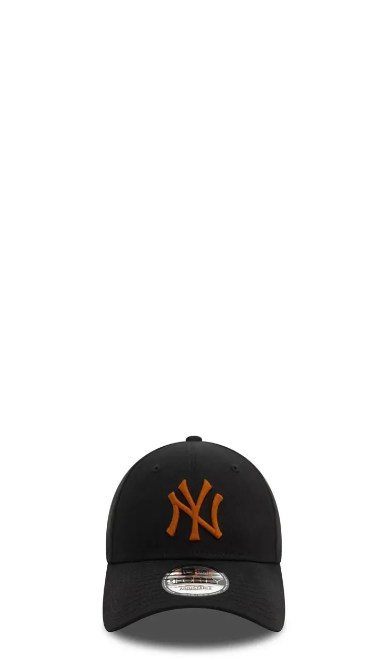 NEW ERA - Cappello 'NY Yankees' nero con logo arancione