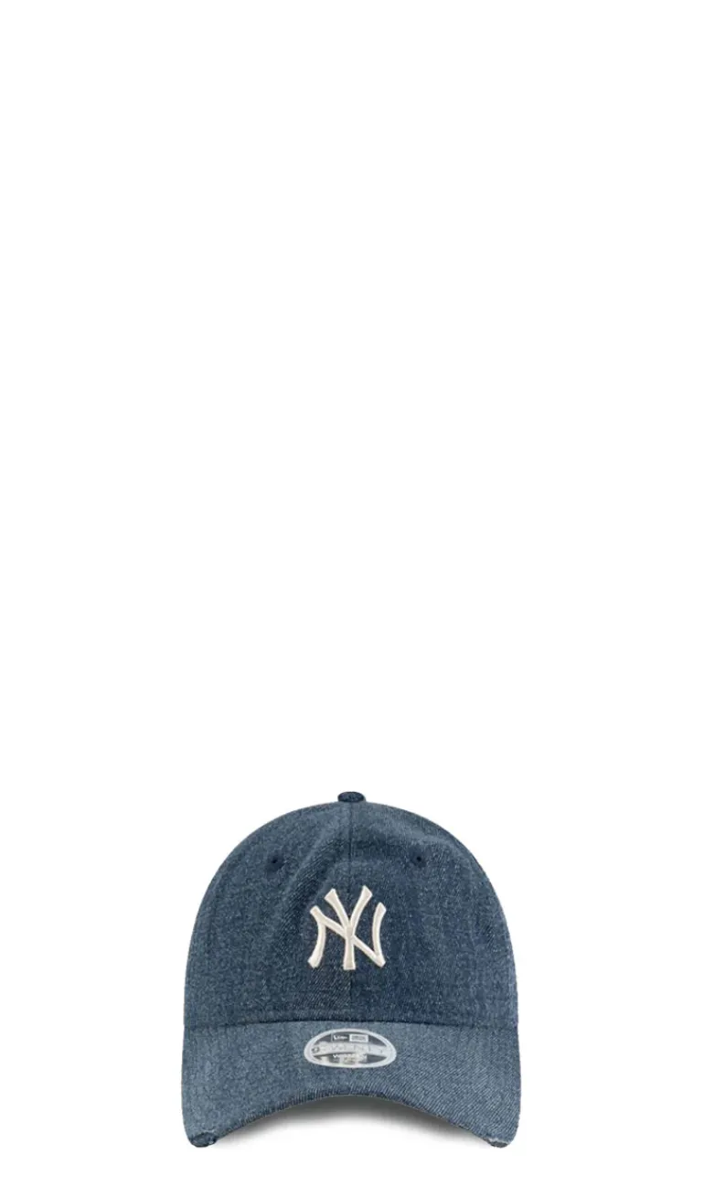 NEW ERA 9TWENTY WOMEN Cappello "NY Yankees" blu denim