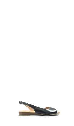 OLIVIA POSTER Sandalo donna nero in pelle