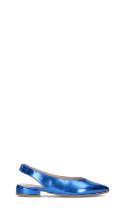 PERLAMARINA Slingback donna blu in pelle