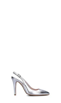 PERLAMARINA Slingback donna argento