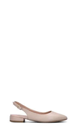 PERLAMARINA Slingback donna beige in pelle