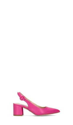 PERLAMARINA Slingback donna rosa in pelle