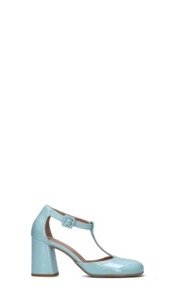 PHIL MELVIS Decollete donna azzurra in pelle