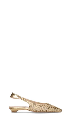 PHIL MELVIS Slingback donna oro in pelle
