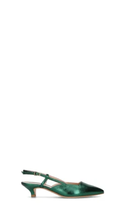 PHIL MELVIS Slingback donna verde in pelle
