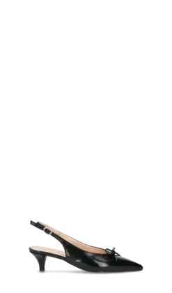 PHIL MELVIS Slingback donna nera in pelle