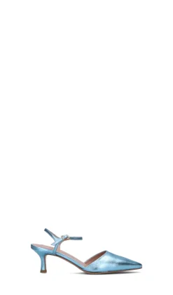PHIL MELVIS Slingback donna azzurra in pelle