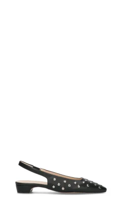 PHIL MELVIS Slingback donna nera in pelle