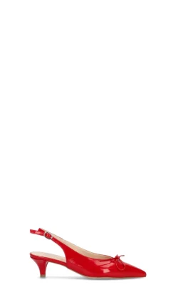 PHIL MELVIS Slingback donna rossa in pelle