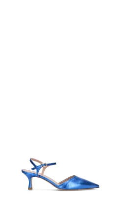 PHIL MELVIS Slingback donna blu in pelle