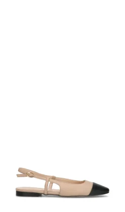 PHIL MELVIS Slingback donna nude in pelle