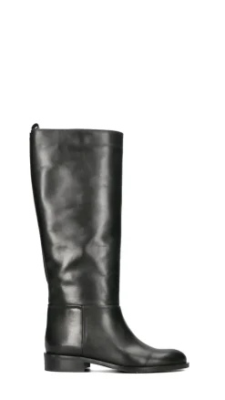 PHIL MELVIS Stivale donna nero in pelle