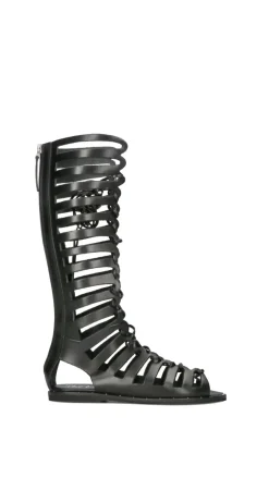 PHIL MELVIS Stivale donna nero in pelle