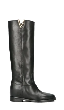 PHIL MELVIS Stivale donna nero in pelle